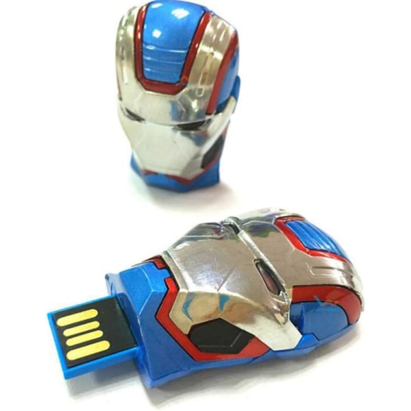 USB-muistitikku (32 Gt, patrot) U-muistitikku, suuri kapasiteetti, tallennuskynä, muistitikku USB2.0 Marvel's Avengers Alliance -animaatio, sarjakuva, luovuus, korkea nopeus