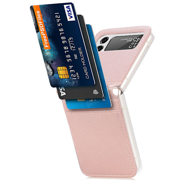 Telefoncover til Samsung Galaxy Z Flip 3 5G PC Cover / Multicolor Mat Telefoncover med kortslot