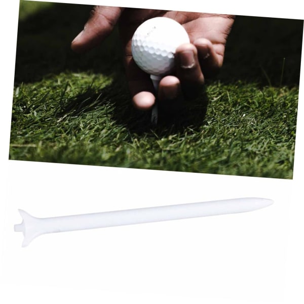 50 Pieces Ball Holders Ball Stud Golf Tees Golf Supplies Golf Accessories White Ladder Golf Tricks