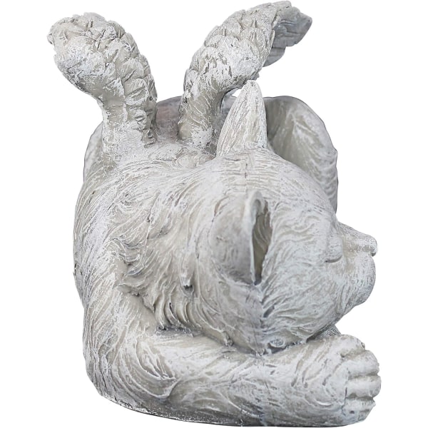 Design Toscano Memorial Cat Pet Angel Hedersstaty Gravsten,