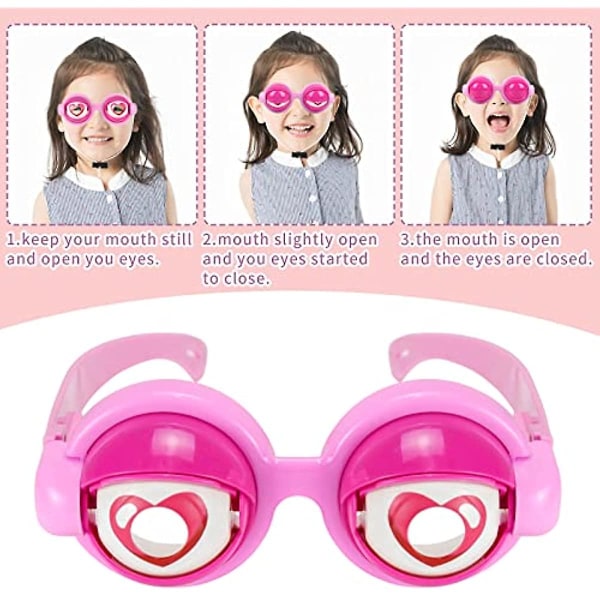 2pcs Funny Glasses Children, Fun Glasses Toy, Crazy Eyes Toy Accessories, Party Glasses For Birthday, Halloween, Christmas Gift