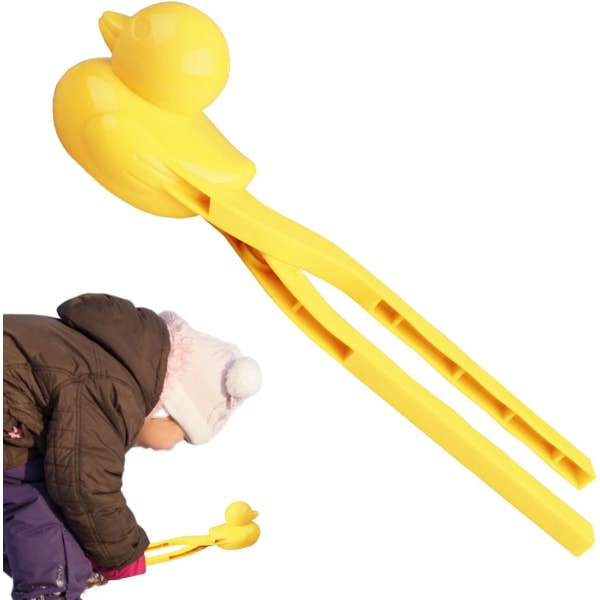 Klämma för snöbollsmaskin | Snöig utomhus snöbollsanka med handtag | Utomhus snögubbe form leksak | Vinter snöbollskamp gör verktygsklipp | Maracas-klipp b