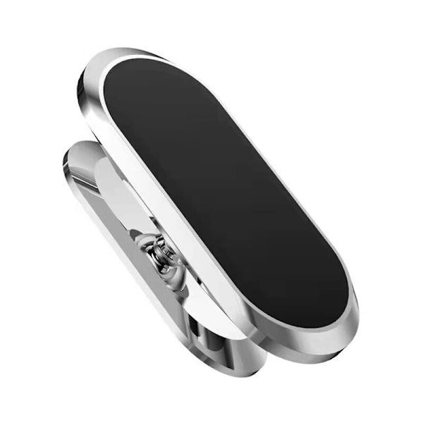 2 stk. bil mobiltelefonholder, rotation, bilholder til smartphone, universal bærbar til bil med magnetisk instrumentbræt