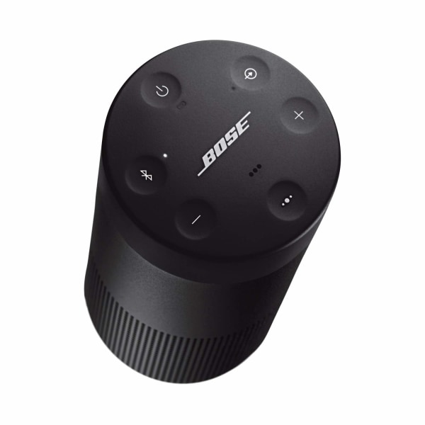 SoundLink Revolve (Series II) Bärbar Bluetooth högtalare – Trådlös vattentät högtalare med 360° ljud, svart
