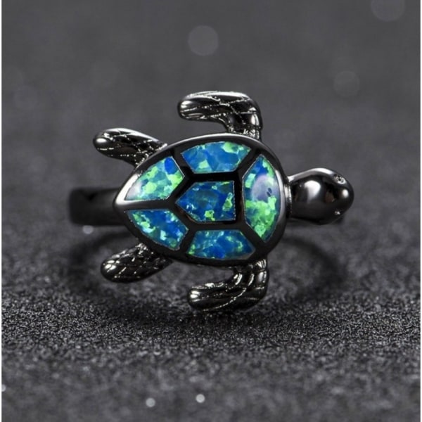 Motet skilpadde Opal sten legering kvinners ring (1 stk)