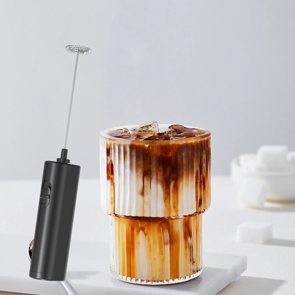 Elektrisk mikser Elektrisk melkeskummer Kaffe skummer Ergonomisk Egnet for Macchiato Drikkeblanding Slurry Varm sjokolade
