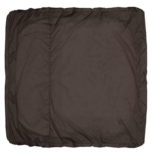 Vandafvisende Polyester Firkantet Hot Tub Dæk Udendørs Spa Dæksler Brun Firkantet (231*231*30cm)