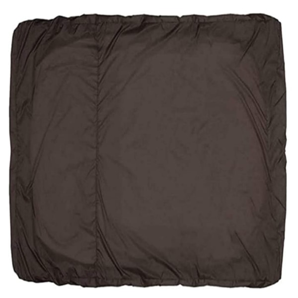 Vattentätt Polyester Fyrkantigt Badtunneöverdrag Utomhus Spaöverdrag Brun Fyrkant (231*231*30cm)