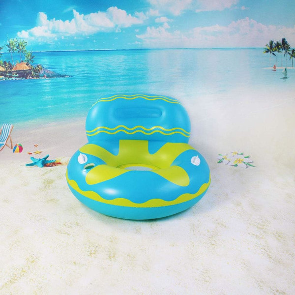 Floating PVC Inflatable Floating Bed for Swimming Pool Water Hammock Floating Mattress Inflatable Bed with Cute Cup Holder, Toy for Adults and Kids P