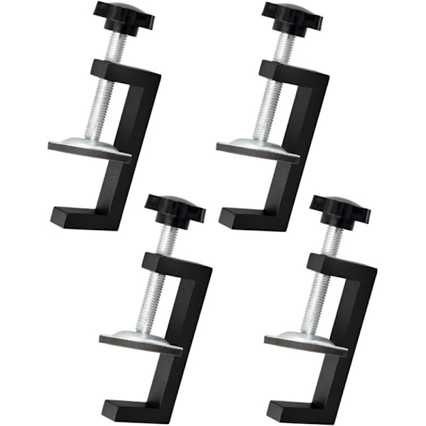 4 stycken växthus tätningssats, åtdragningsområde 10-57mm justerbara G-tvingar, växthus snickartätningsfixering, tillbehörsverktyg för bords tvingar, sui