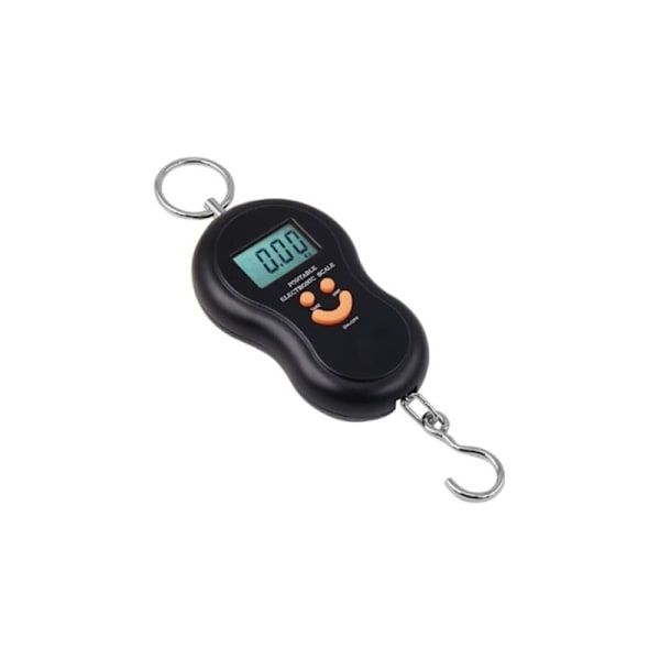 Digital krokvekt for fiske, kofferter, pakker etc. Opptil 50 kg Guazhuni (Svart)