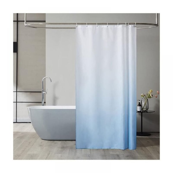 180x200 cm Suihkuverho Vedenpitävä Tyylikäs Vedenpitävä Sininen Vedenpitävä Anti-Moisissance Polyesterikangas Kangas Defreen Pestävä Konepestävä