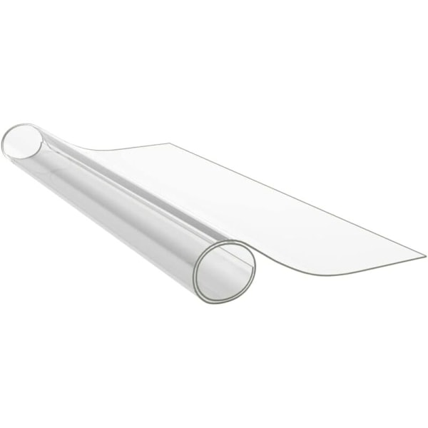 Bordskydd Möbelskyddsfilm Duk Matsalsbordsskydd Vattentätt Transparent 180x90 cm 2 mm PVC
