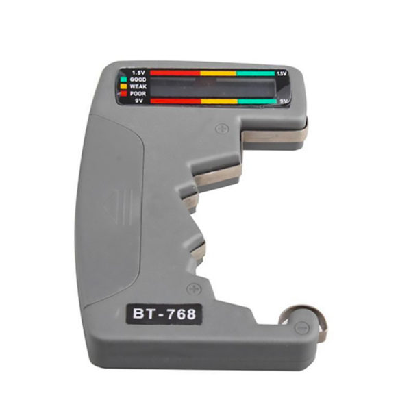 Treki Universal Digital Batteritester til AA AAA C D N 9V 1.5V Knapcelle Mini Batterier