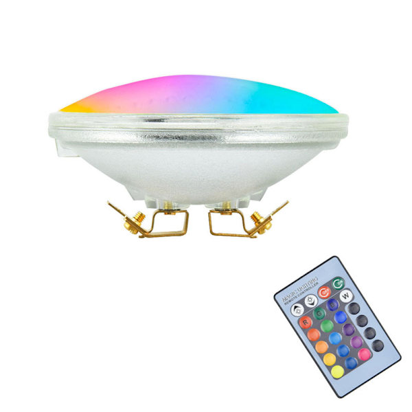 RGB PAR36 9W AC/DC 12V Vattentät Undervattenlampa för Pool
