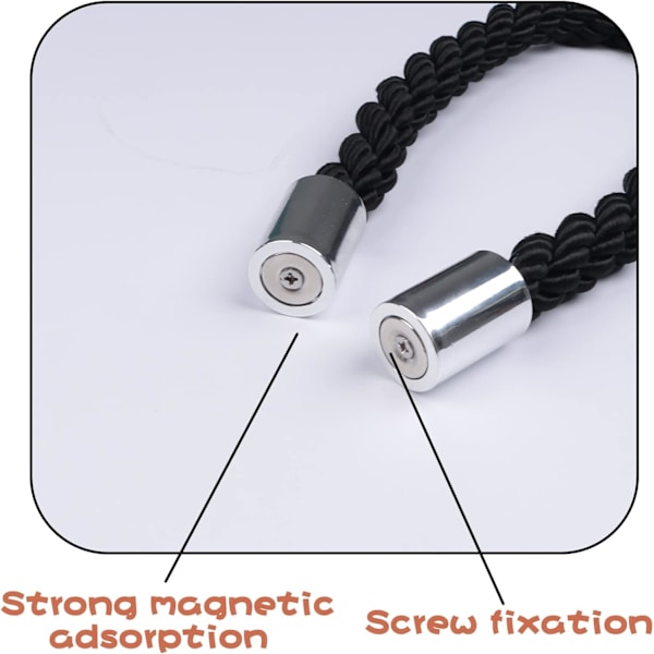 2 kappaletta vahvat magneettiset verhonpitimet Verhonkiinnittimet Verhonpidikkeet