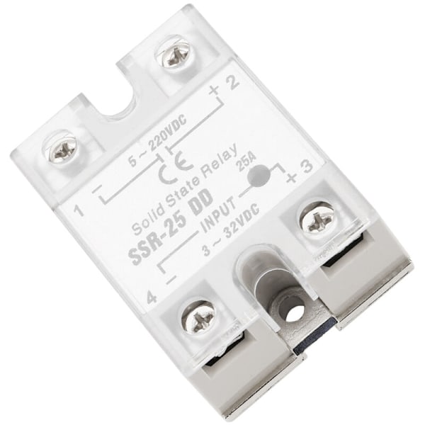 SSR-25 DD 25A 5-220VDC solid state-relä för industriella automationsprocesser