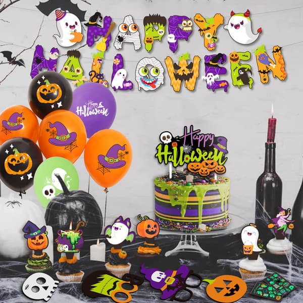1 kpl Halloween-lippu koristelu luova ripustus