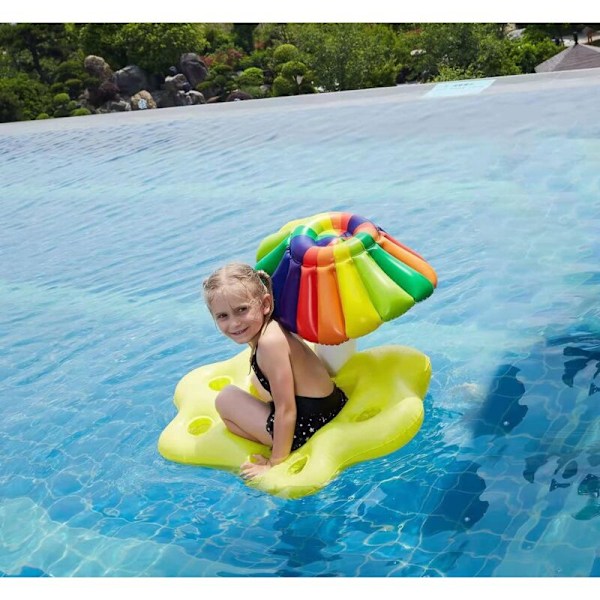 Flydende Poolbar, Pool Float til Voksne, Oppustelig Poolbar, Bar Float, 95x55x65cm