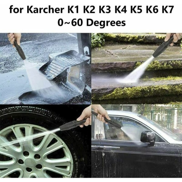 Karcher K2 K3 K4 K5 K6 K7 painepesurin lisälaite, painepesurin jatkovarsi, pyörivä suutin Karcher K2 K3 K4 K5 K6 K7 painepesureille