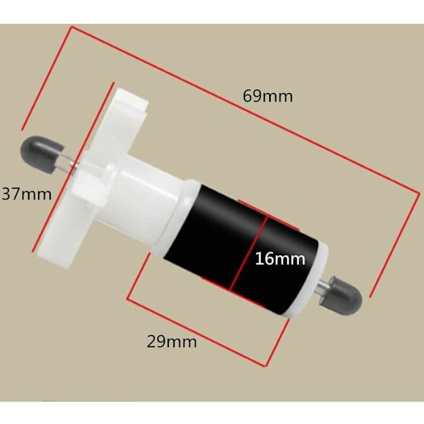 Vattenpumpsersättning turbin, rotor reservturbin för akvarium damm,