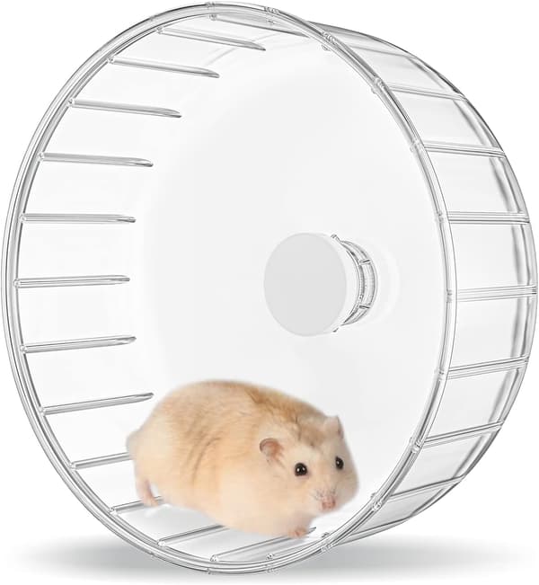Hamsterhjul Silent 6,7 Tommer Hamster Treningshjul Basic Silent Spin Hamster Løpehjul