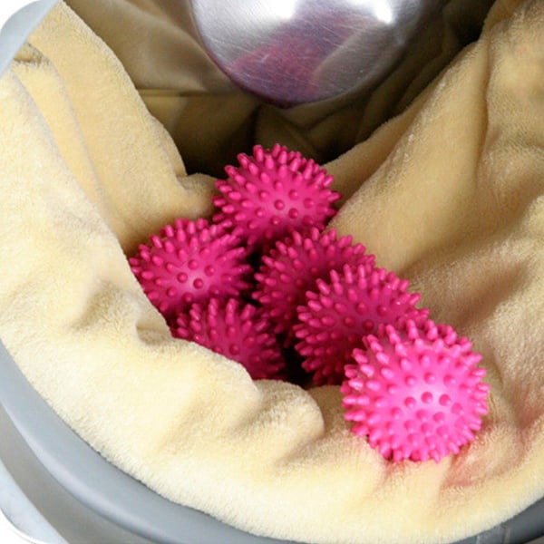 Diskmaskinsboll, Maskindiskboll, Diskmaskinsboll Diskmaskinsboll Tvättmaskin Diskmaskinsboll för mjukare tvätt 6 st Lila