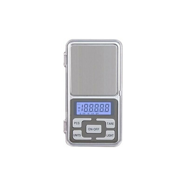 Elektronisk vekt, lommevekt, 500g / 0.1g Mini digital lommevekt for smykker / te / gjær / kaffe kjøkken gram (500g / 0.1g)
