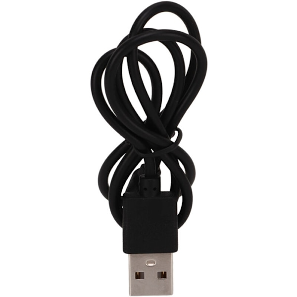 Universal magnetisk ur-oplader med 2 ben til smartur, USB, sort ladekabel