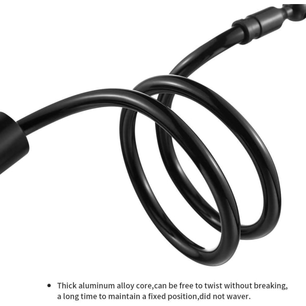 Telefonhållare säng, telefonhållare med flexibel svanhals lång arm 360° rotation justerbar