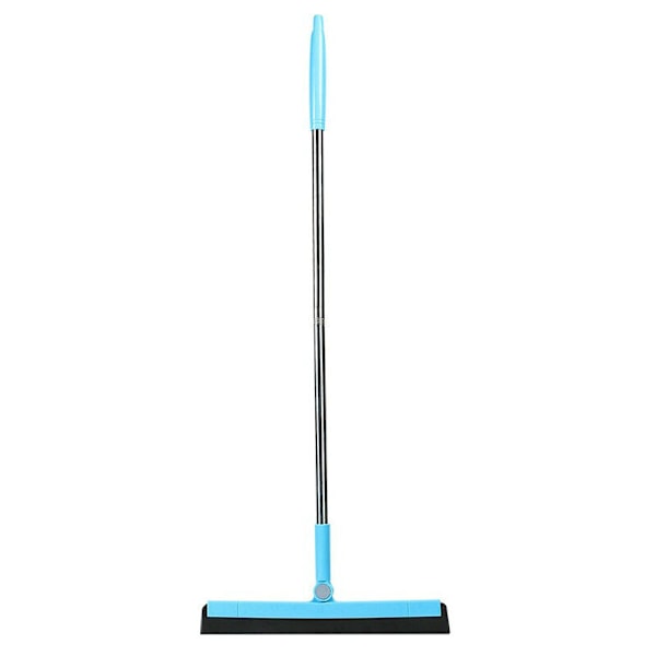 Gummiskrape for gulv med håndtak, skrape for dusjglassgulv, baderomsskrape, svampmopp med utskiftbart blad, viskerbørste fjerner effektivt W