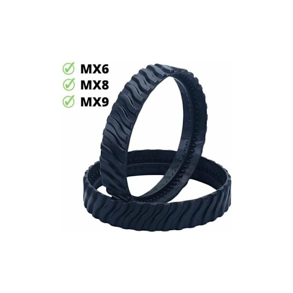Sett med 2 R0526100 bassengbelte-skinner for Zodiac MX8 og MX6 bassengrengjøringsdekk.