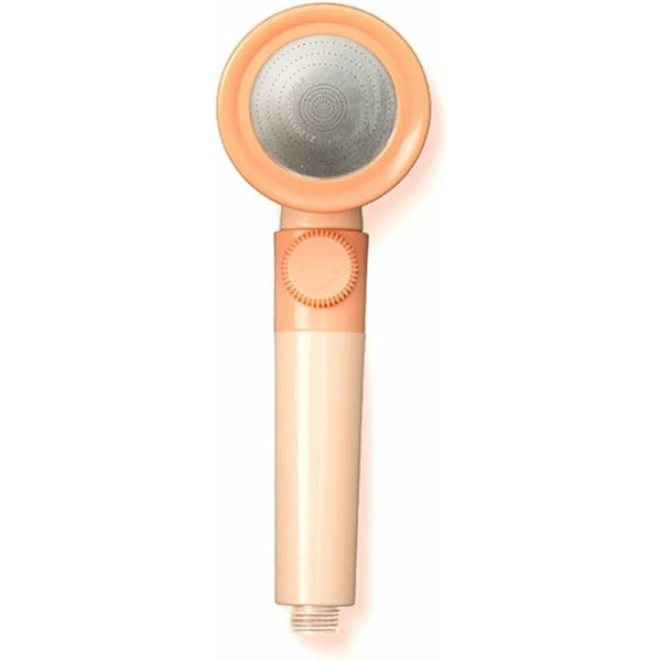 Multi Speed ​​Dusjhode for Bad - Justerbar Oransje - Multi Speed ​​- ABS Dusjsprinkler - Vannbesparende