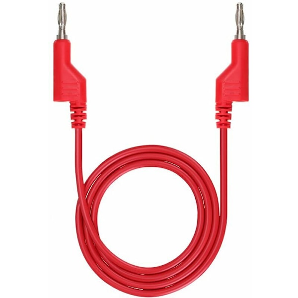 5 st 4mm Flexibel Silikon Testkabel Banan Banan Kabel För Multimeter längd 1m, 1000v/20a