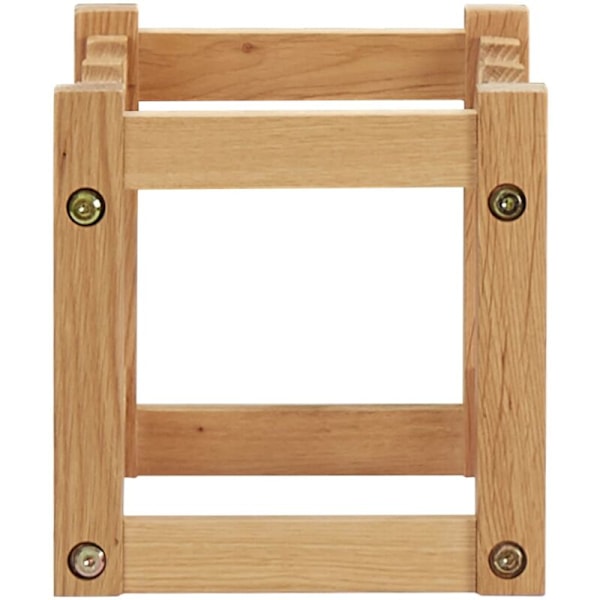 Flaskställ för 6 flaskor 37x21x21 cm Ekträ