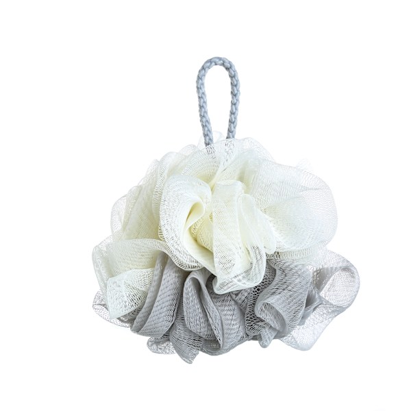Grå meter - Queen size badbollar badrum mjuk tvätt Gud leveranser mousserande bad blomma nät tvåfärgad skarv badboll
