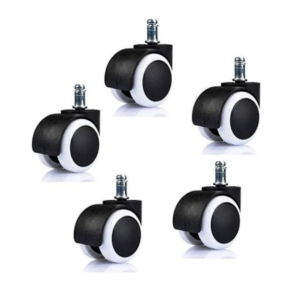 5 kpl pyörätuolin pyörät, pyörän halkaisija 50 mm