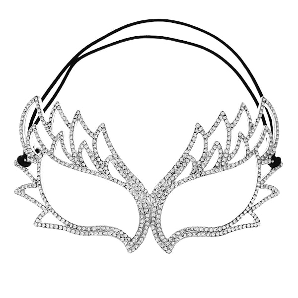 Liioitellut Muodikkaat Luksus-Rhinestone-Naamiot Elegantti Alloy Masquerade Silmänaamio