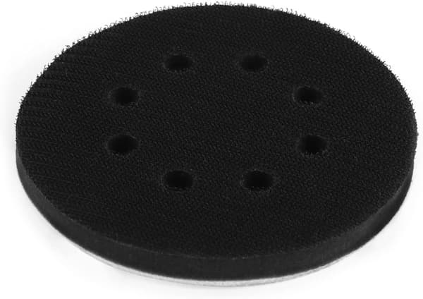 2 st 125 mm mjukt slippapper, svampgränssnittsplatta för slippapper (8 hål)