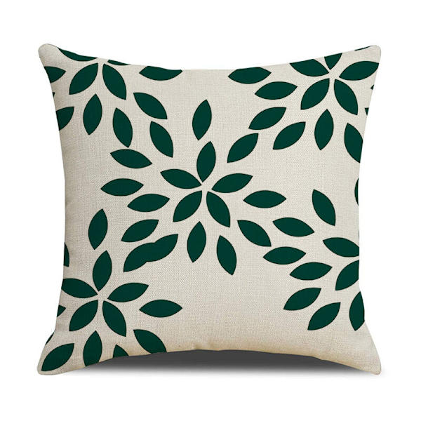 Putetrekk, 45x45 putetrekk sett med 4 firkantede putetrekk 18x18 putetrekk 4-pakning for utendørs patio hage Blench stue sofa Farmhou