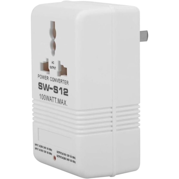 Spänningsomvandlare 100 W AC 110 V/120 V till 220 V/240 V Höj spänningsomvandlare och Transformator TRANSOLATOR ADAPTEUR