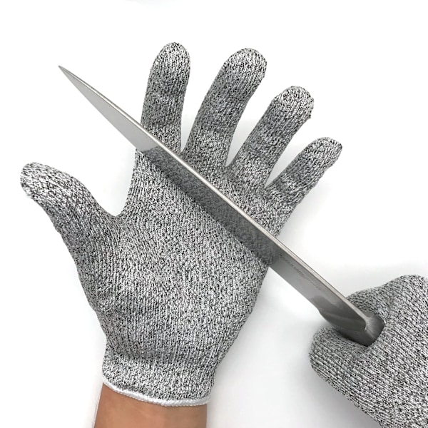 1 par högkvalitativa skärbeständiga handskar, kan användas på båda händerna; maskintvättbara; bekväma och flexibla; lätta