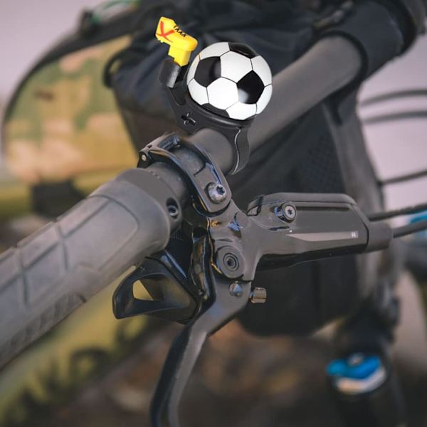 lord Bike Bell, 2 kpl pyöränkelloa Jalkapallo Design Lapset Pyöränkello Kovaan Rapeaan Selkeään Ääni, Pyörän Tarvikkeet Koristekello Lapsille Lapsille Bo