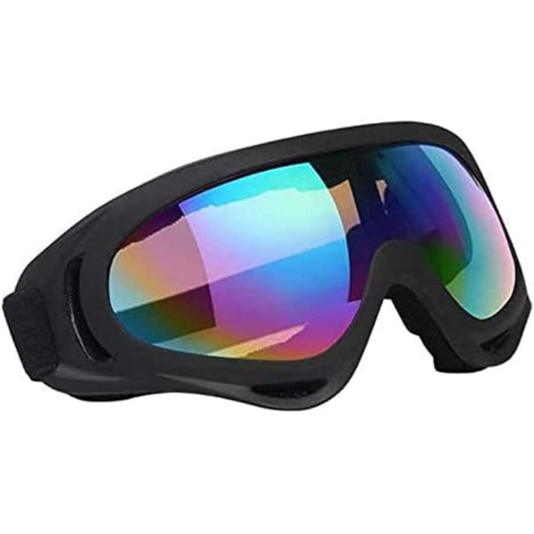 Unisex snøbriller Vindtette 100 % UV-beskyttelse, Sykkel Motorsykkel Snøscooter Skibriller, Outdoor Sports Skibriller