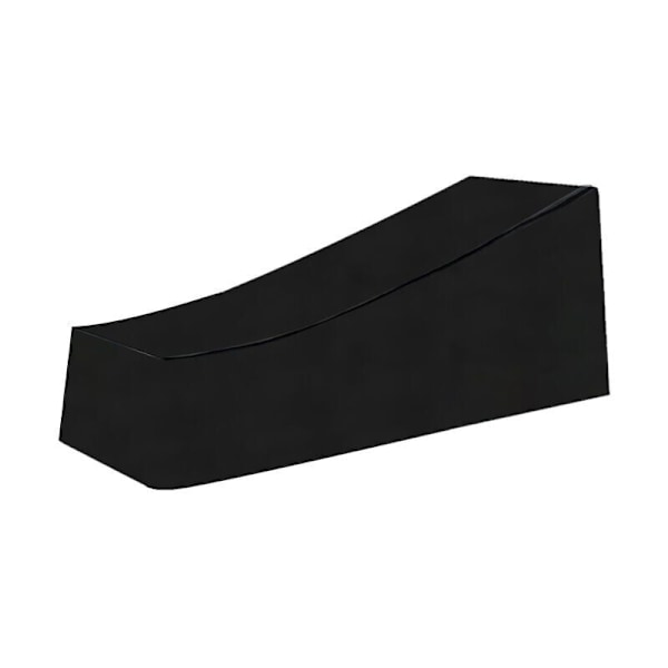 Överdrag för trädgårdsstol, vattentätt, vindtätt, robust Oxford-tyg 210D Solskyddande överdrag, Solstol (210x75x40/80cm) - Svart