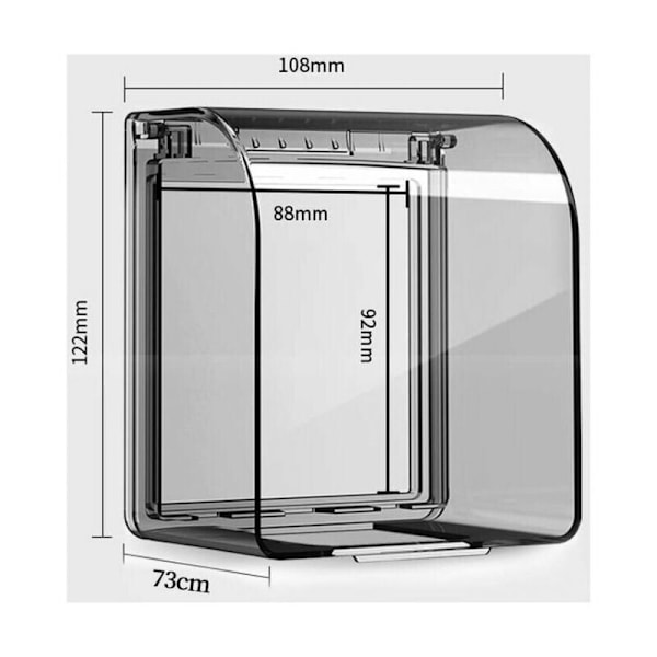 Exit Cover ChildProof 86 Yleismalli Vedenpitävä Asetus 12,2 × 10,8 × 7,3 Cm Vedenpitävät ulkopistorasiat kytkimelle