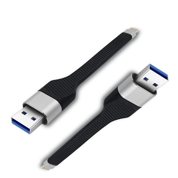 Kort USB-C til USB-kabel 15W 5 Gbps (13,7 cm)