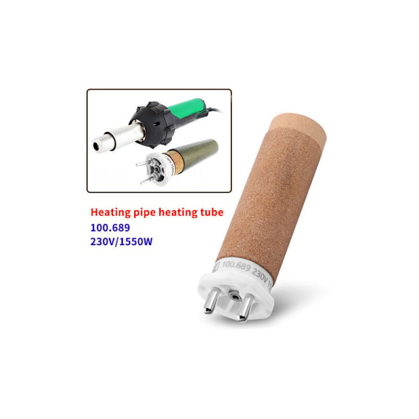 230V 1550W putkilämmityselementti Leister 100,689 kuumailmahitsauspistooliin