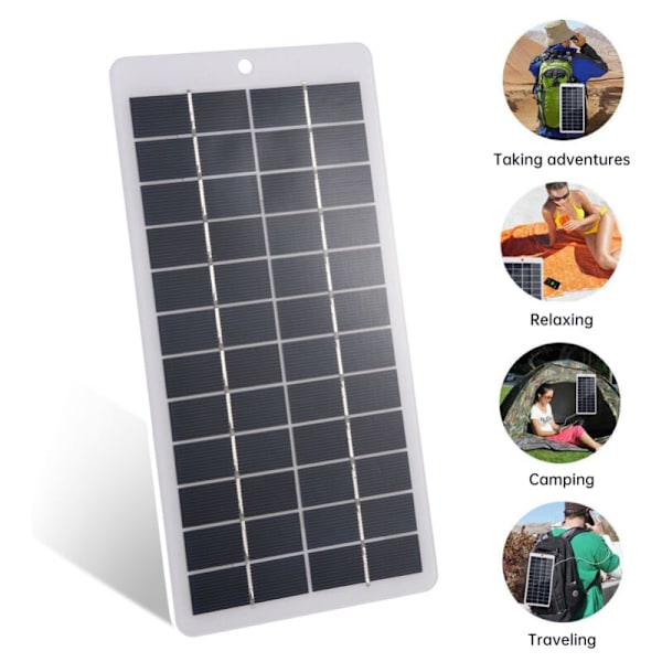 Monikiteinen 5 W 12 V mini aurinkopaneeli MODUULI Kannettava aurinkopaneeli korkealla hyötysuhteella ja CC-portilla