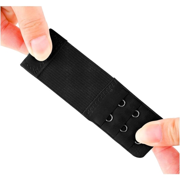 Elastiske bh-forlengere med 3 rader for bh-er med 2/3/4 kroker (for kvinner)